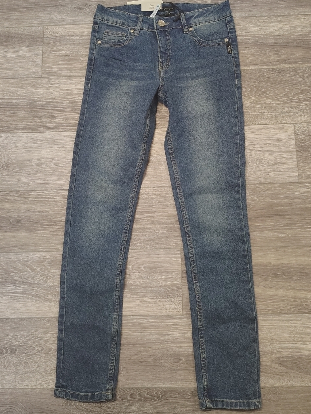 NWT Silver SASHI Skinny Fit Denim Jeans - Classic Medium Blue Girls 14